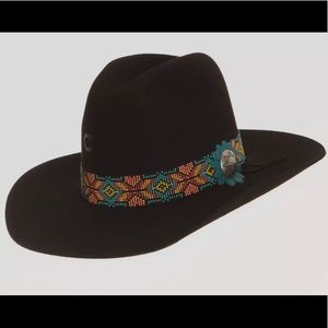 Charlie 1 Horse Women’s Black Gold Digger Hat Med